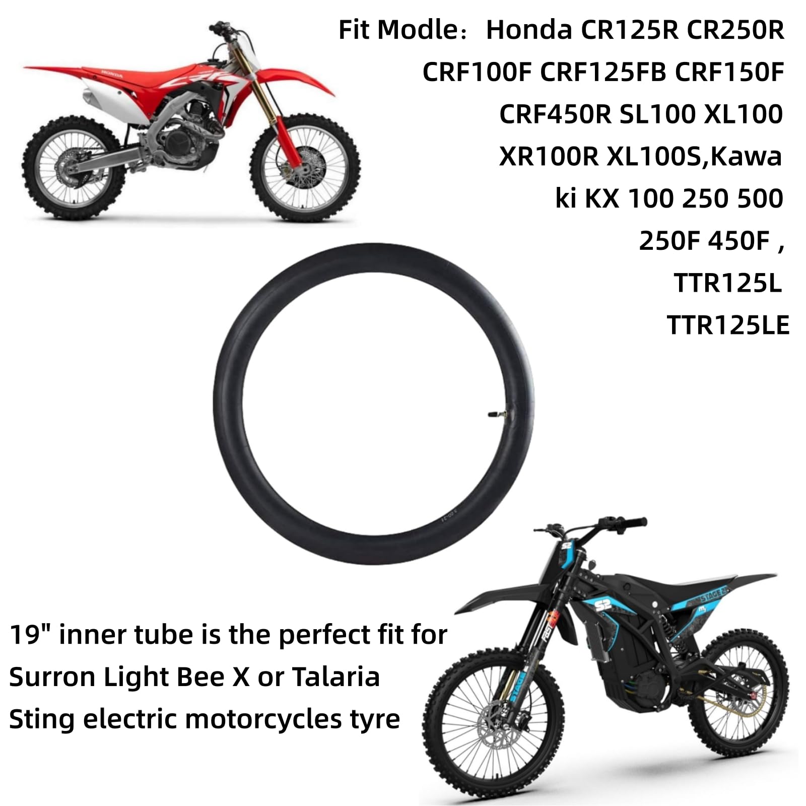 ZLGouES 2.1mm thick tube delivers reliable ride across seasons.