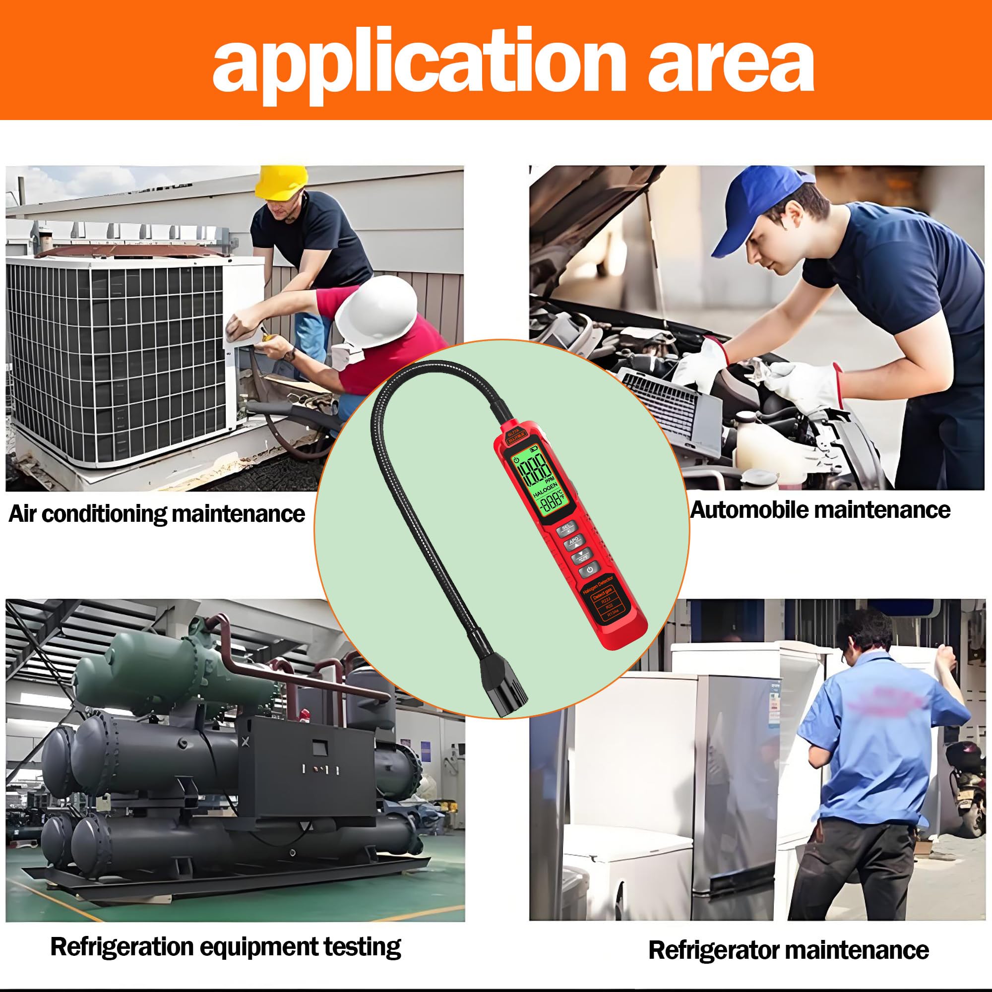 ZLLJYBLG GL77A ergonomic handheld design reduces fatigue
