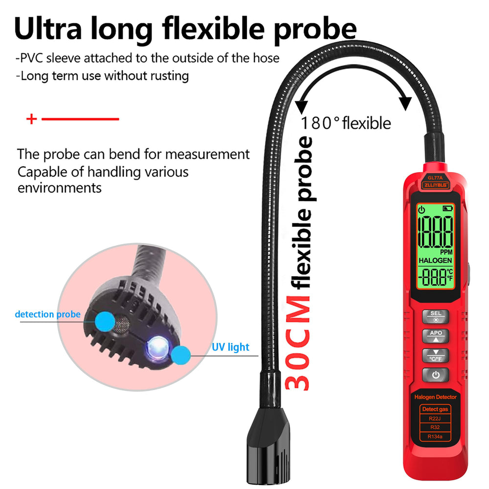 ZLLJYBLG GL77A ideal for HVAC automotive and refrigeration checks