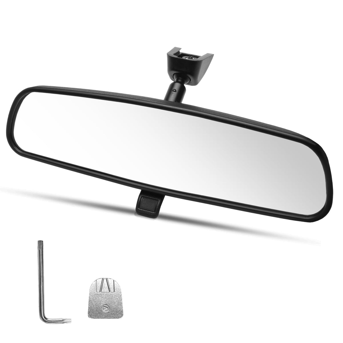 ZLPTEAM 10.5-inch anti-glare rear view mirror widens your field of view for safer driving.