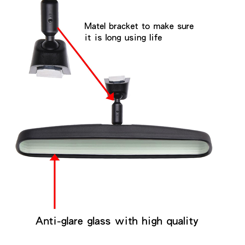 ZLPTEAM 10-inch universal mirror with durable construction for everyday use.