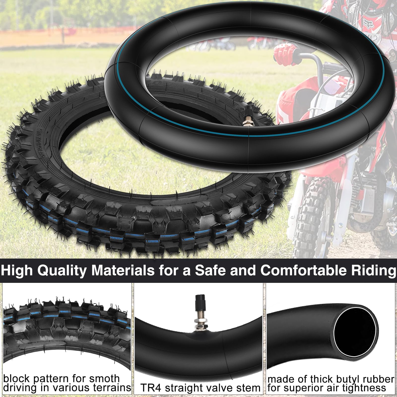 ZMCYNG puncture resistance close-up highlights protection against flats during rides.