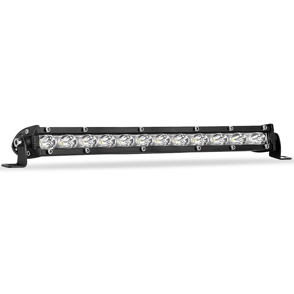 Zmoon 12-inch LED light bar front view for enhanced off-road visibility