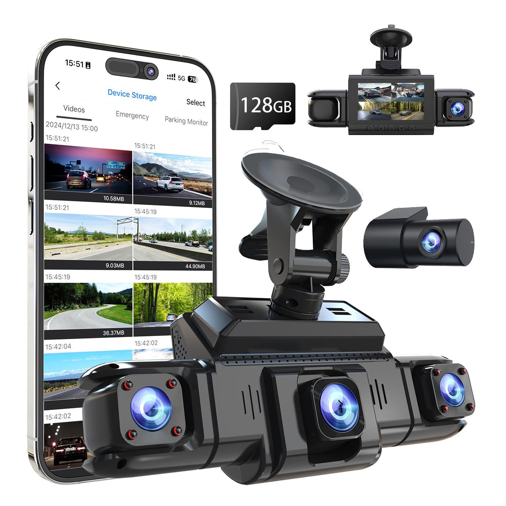 ZMOPO front camera mounted on windshield for clear road view benefit
