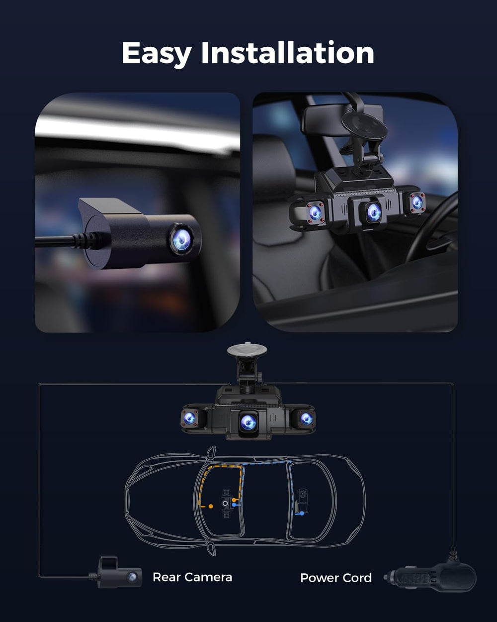 ZMOPO night vision footage showing license plate clarity at night benefit