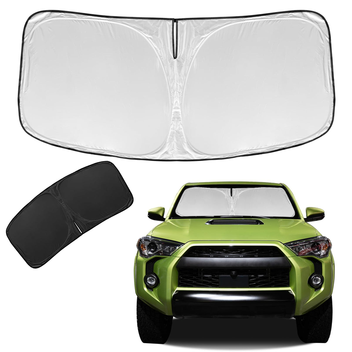 ZOIBV 4Runner sunshade front window shade reduces cabin heat