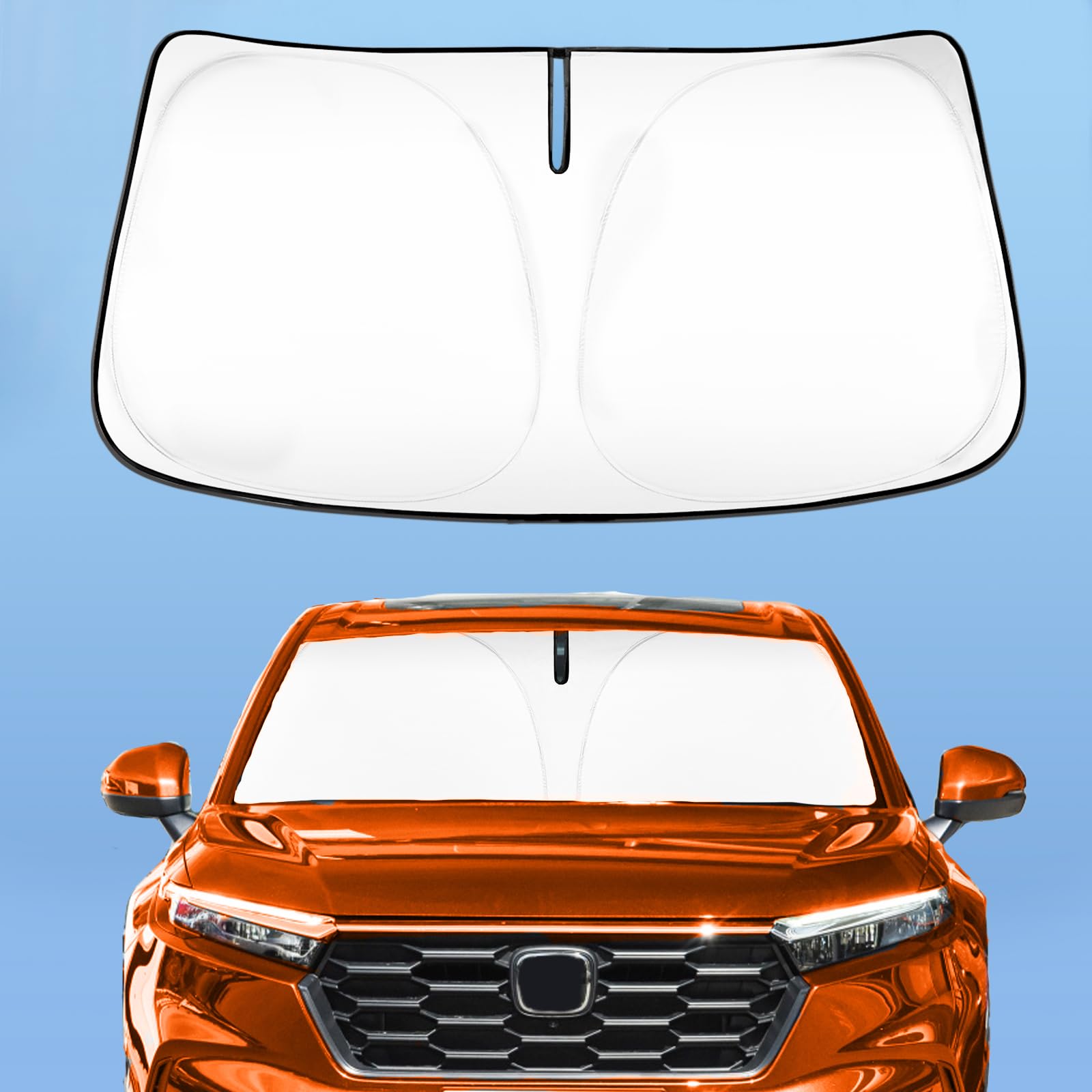 ZOIBV CR-V sun shade front windshield cover blocks heat and UV rays