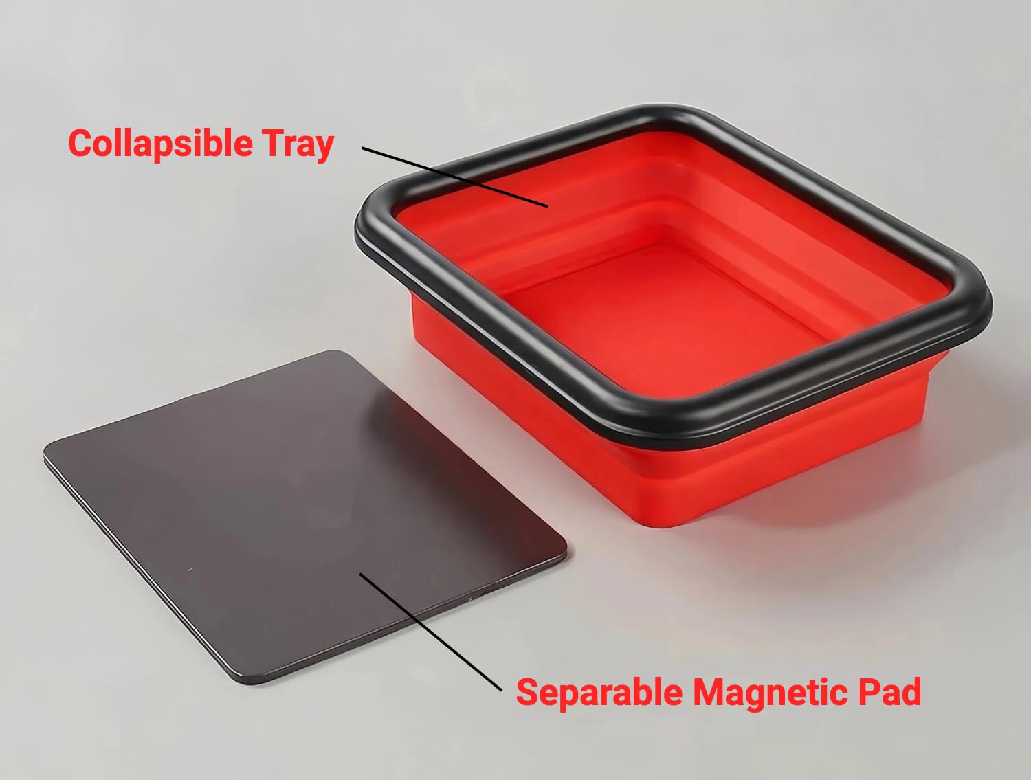 ZOLOTI compact tray set red fits in tool bag for on-the-go repairs