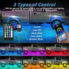 ZONECONA 12Pods app control interface enables easy RGB customization.