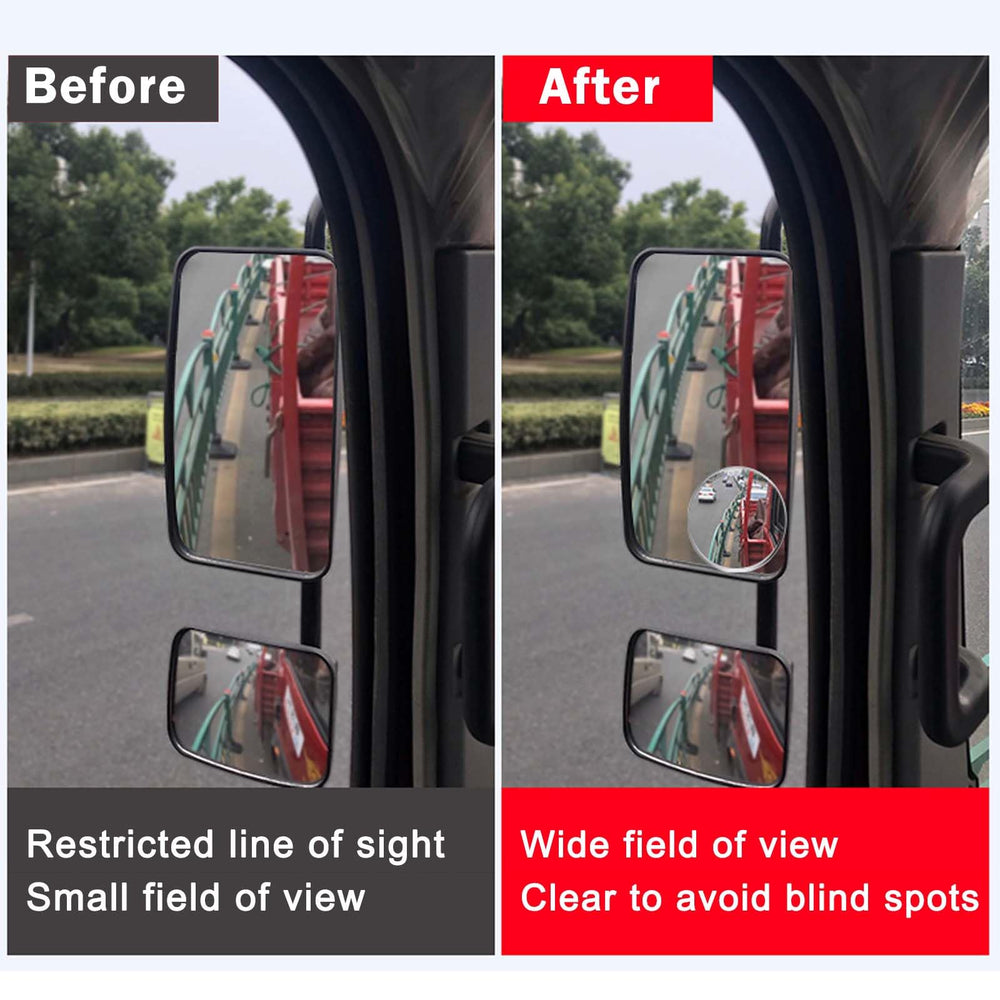 Z-oneMart stick-on mirror with 3M adhesive for easy, secure mounting.