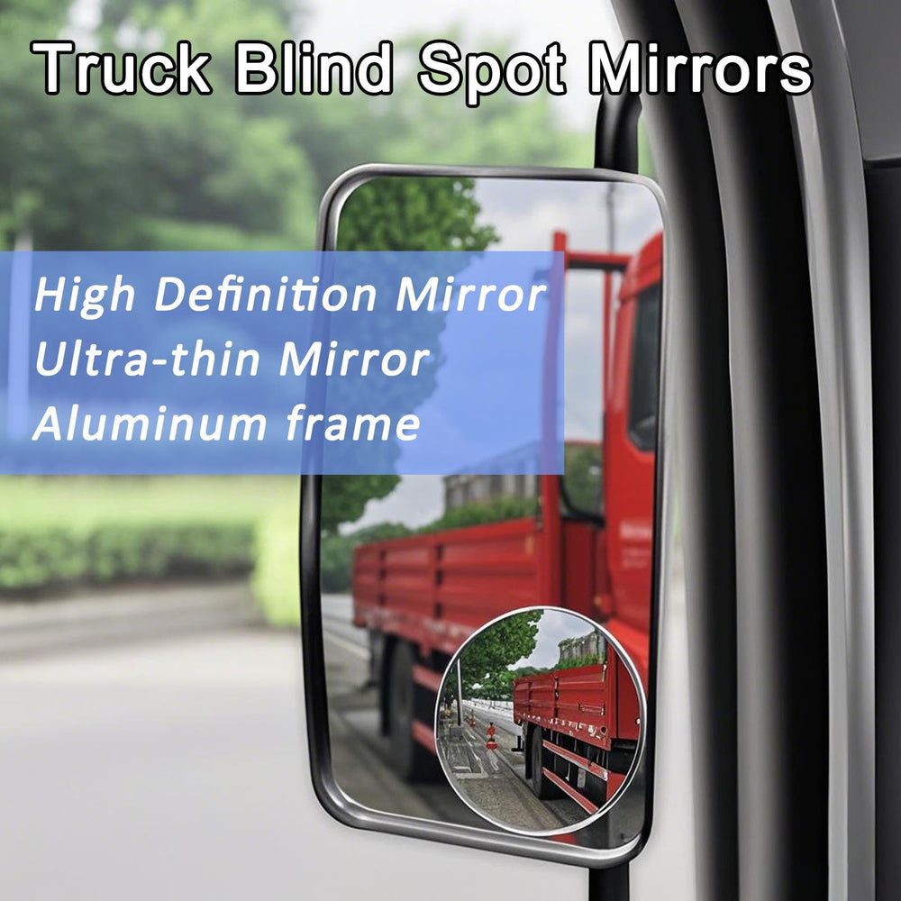 Z-oneMart wide-angle blind spot mirror expands your view for safer merging.