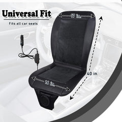ZONETECH cooling car seat cushion side view highlighting breathable mesh for comfort