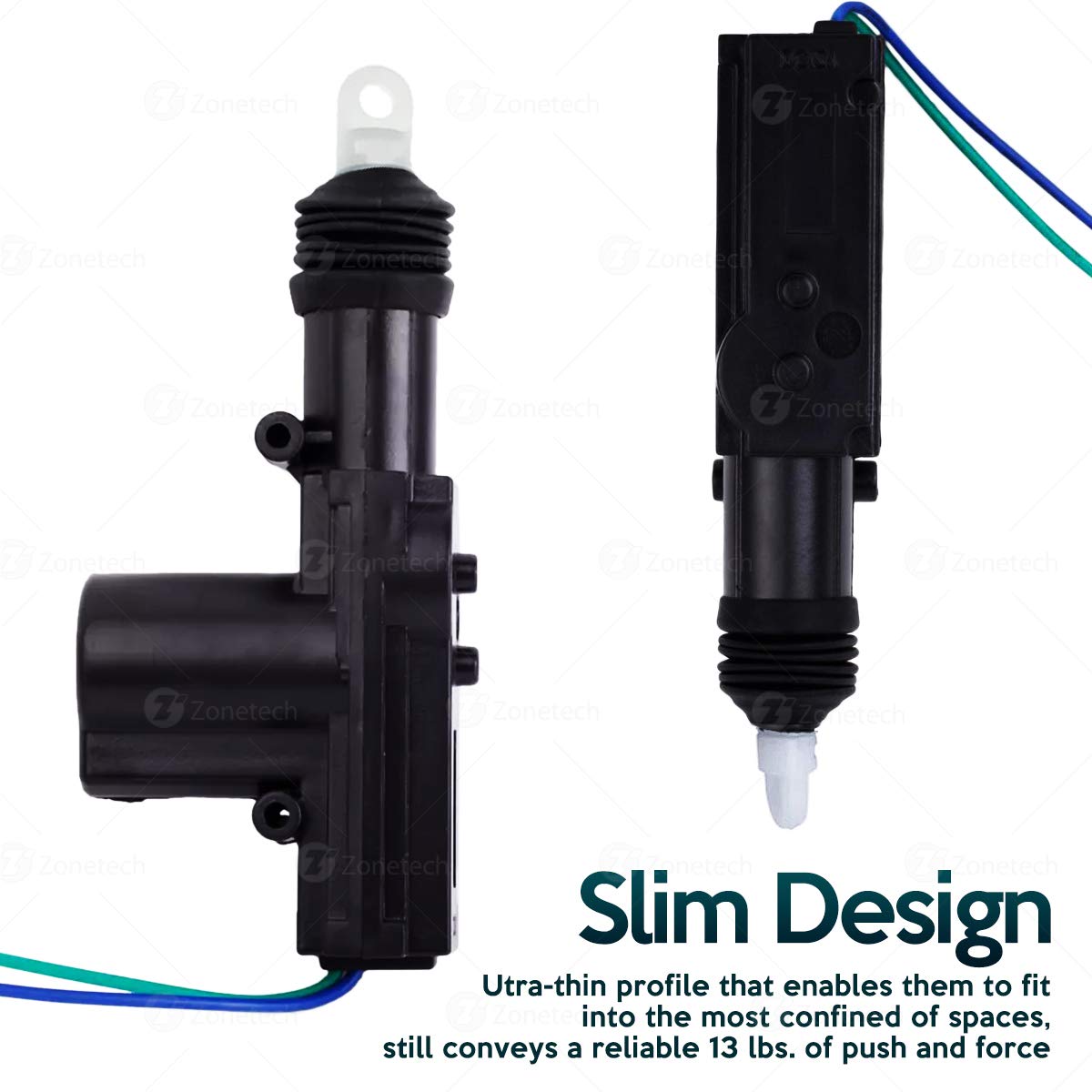 Internal 2-wire rotatable head enables flexible installation for ZONETECH.