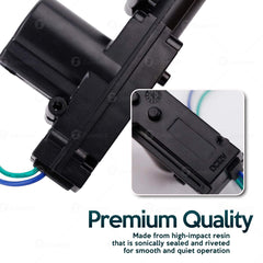 ZONETECH actuator side profile shows slim design for tight spaces.