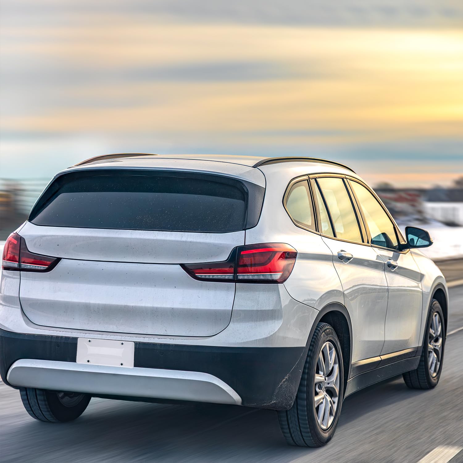 Zone Tech front and rear plate shields maintain legibility while adding durability