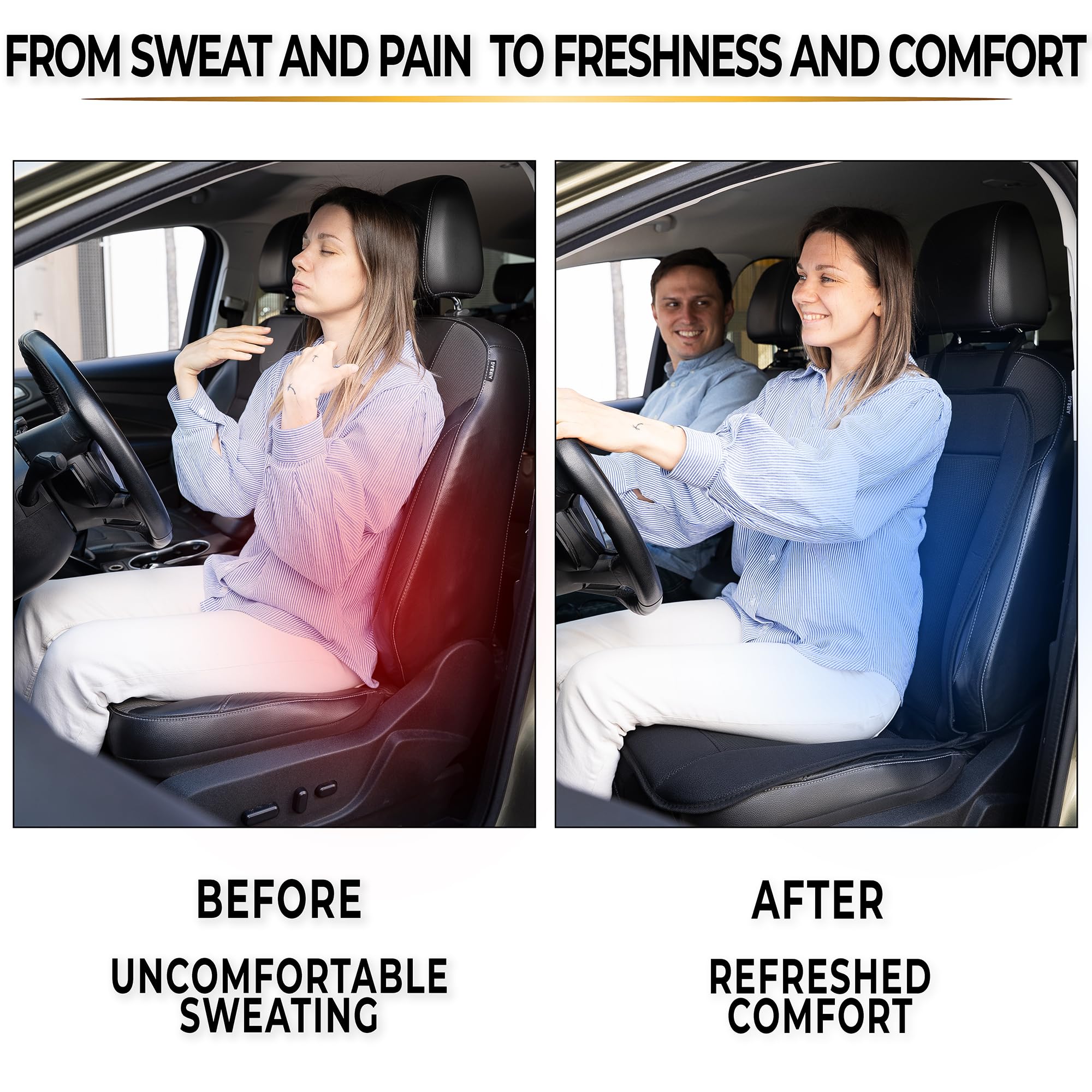 Compact design delivers cool comfort on long road trips.