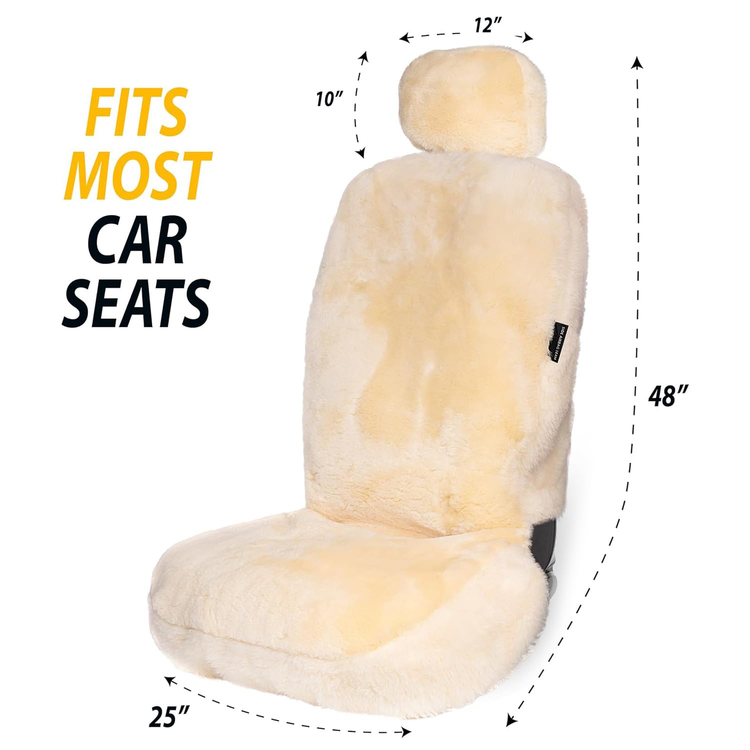 ZONETECH installation steps show easy fit over the seat