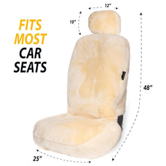 ZONETECH installation steps show easy fit over the seat