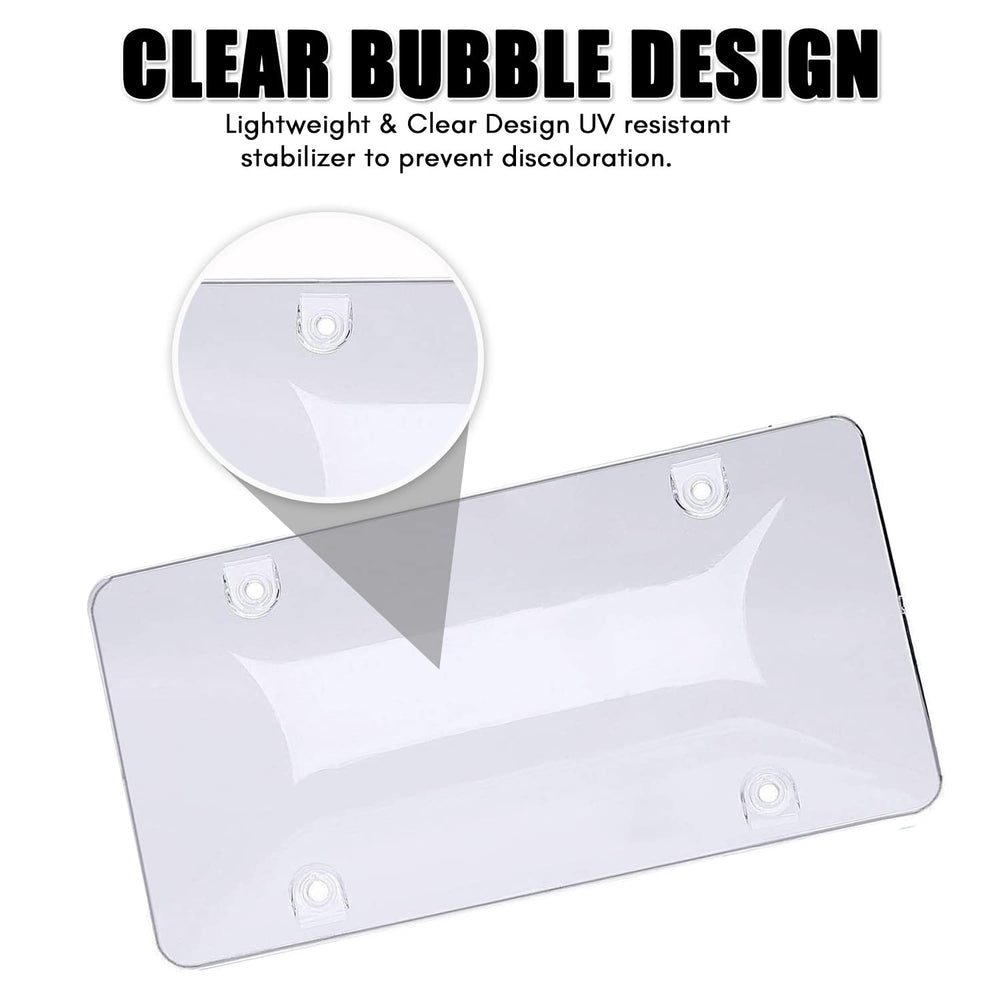 Zone Tech weatherproof shields keep plates clean in rain, snow, and sun