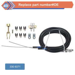 ZONFANT cable stop clevises secure endings for quick installation.