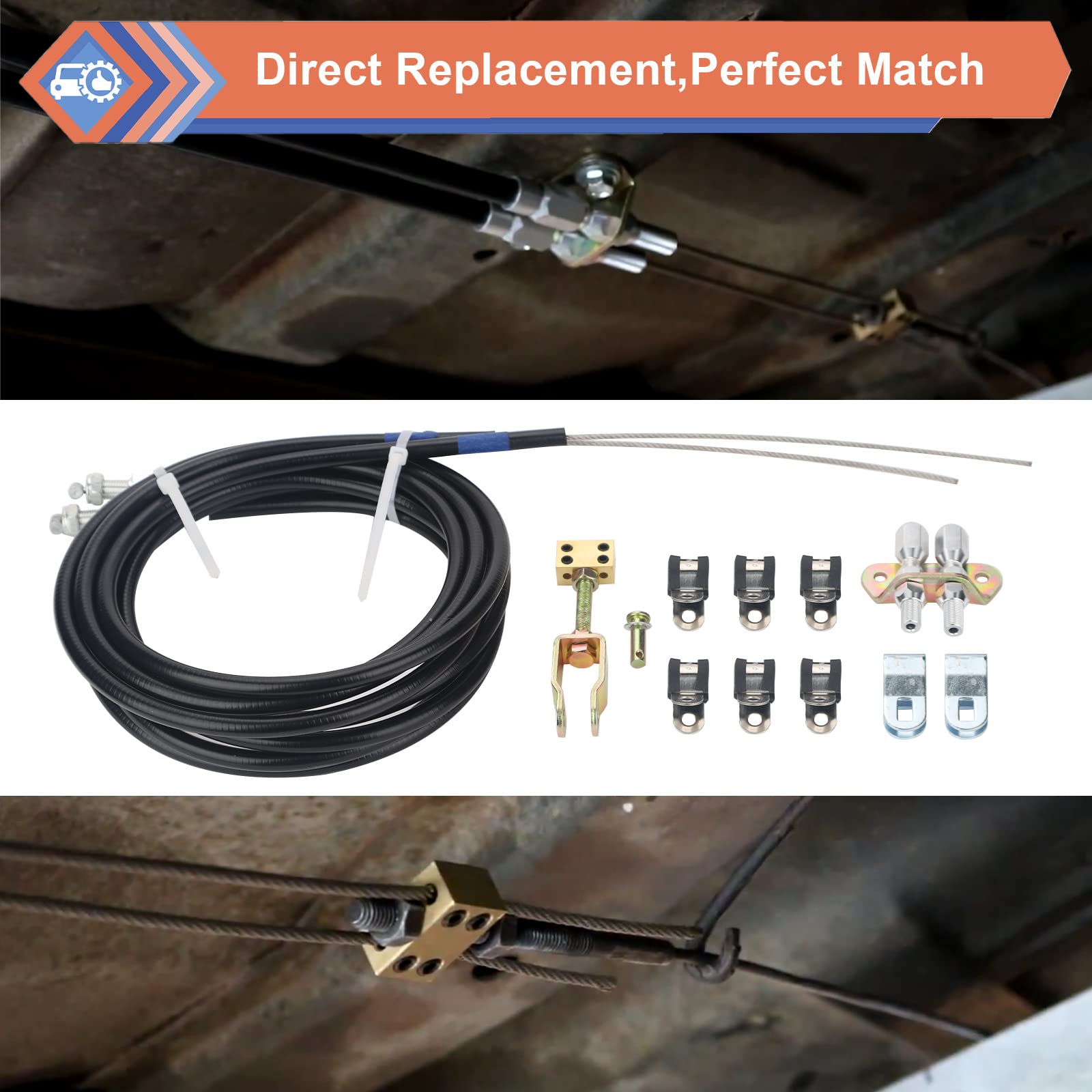ZONFANT cable support clamps keep routing tidy and secure.