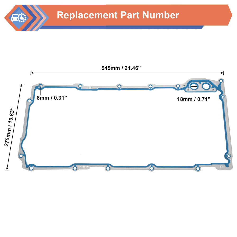 ZONFANT gasket installed on Chevy 6.0L engine demonstrating proper fit