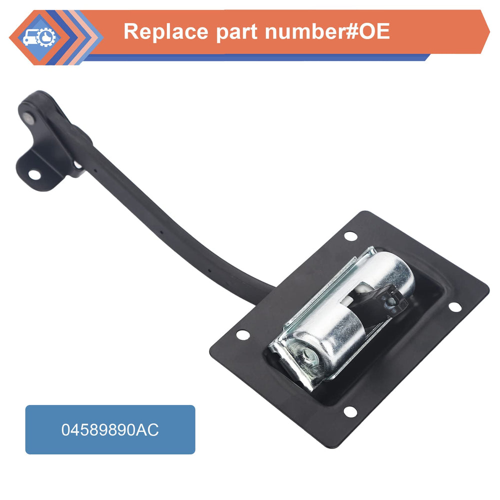 ZONFANT Jeep Wrangler tailgate strap—plug-and-play installation, quick fix.