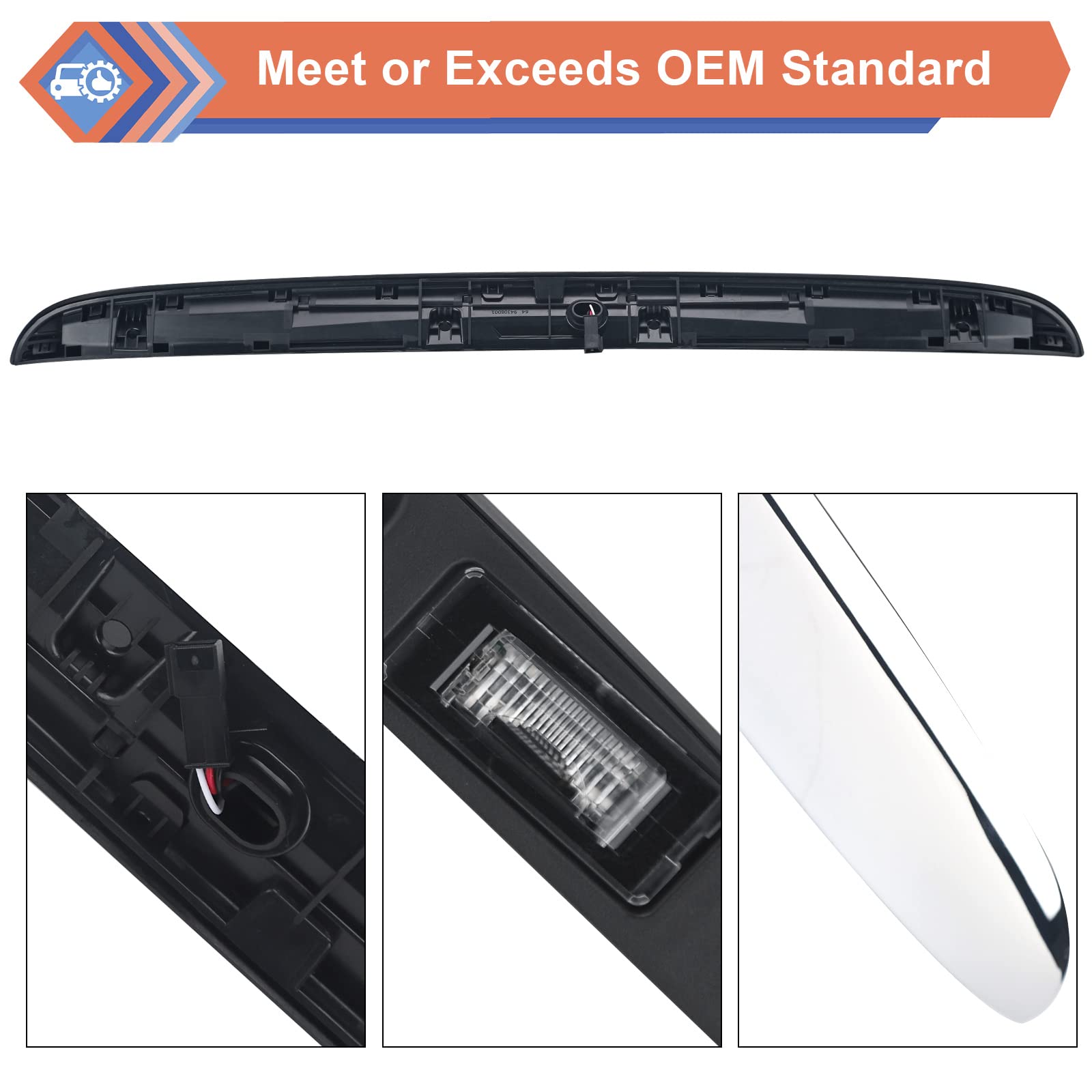 ZONFANT chrome liftgate pull handle for smooth operation