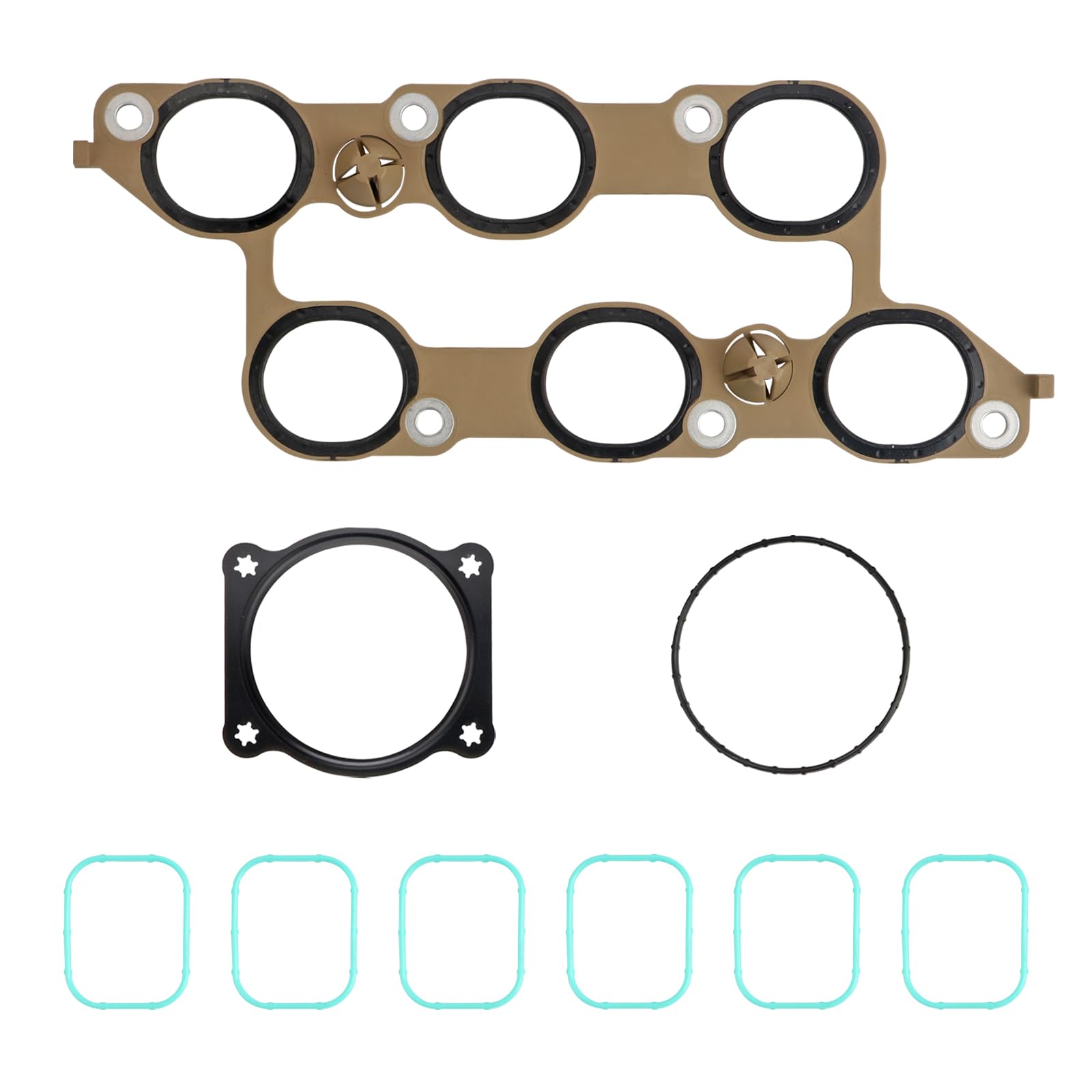 ZONFANT lower-upper intake manifold gasket set ensures reliable seal and install ease.