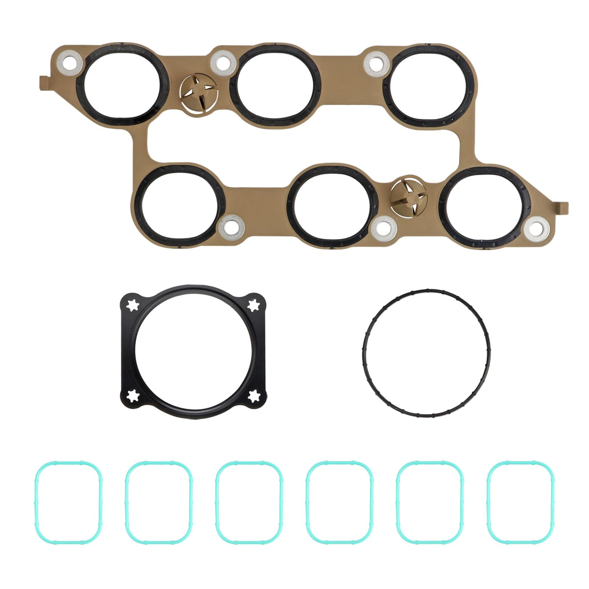 ZONFANT lower-upper intake manifold gasket set ensures reliable seal and install ease.