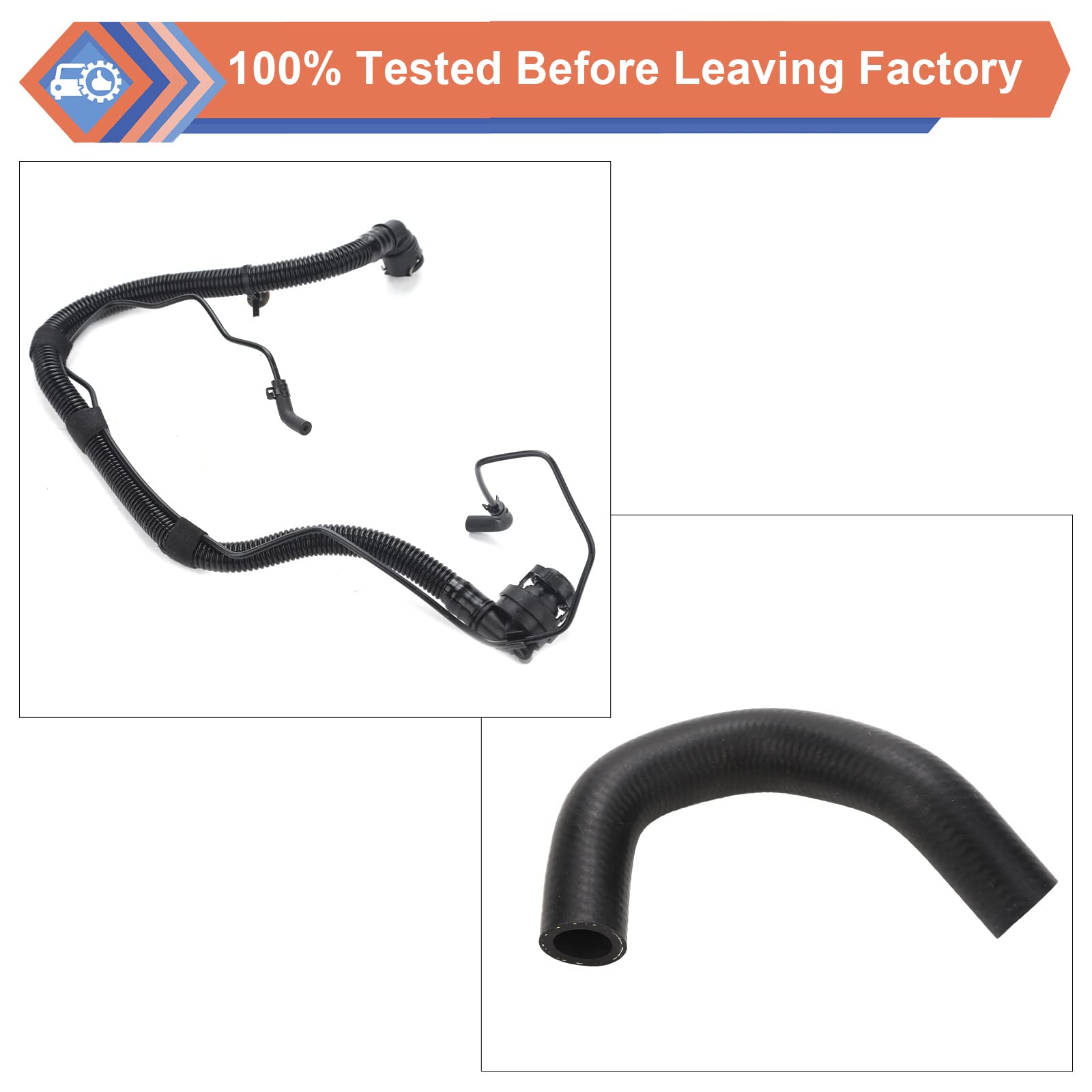 ZONFANT PCV valve tubing hose with bypass valve, Cruze compatible