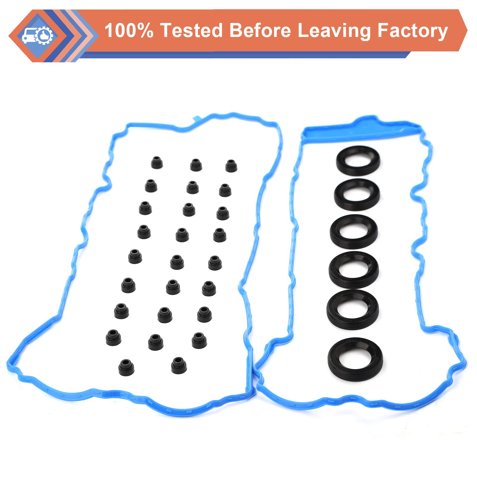 ZONFANT valve cover gasket set for Chevy Camaro focusing on direct fit