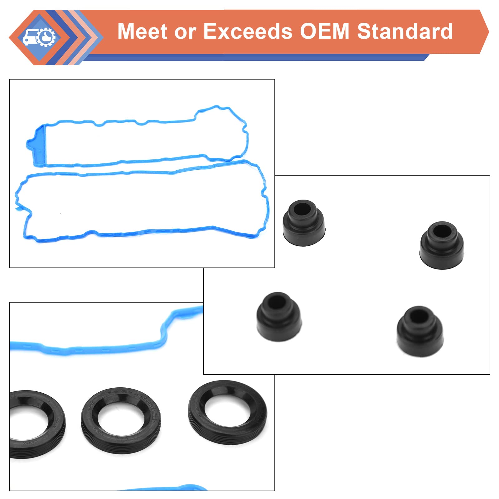 ZONFANT valve cover gasket set for Chevy Equinox illustrating seal reliability