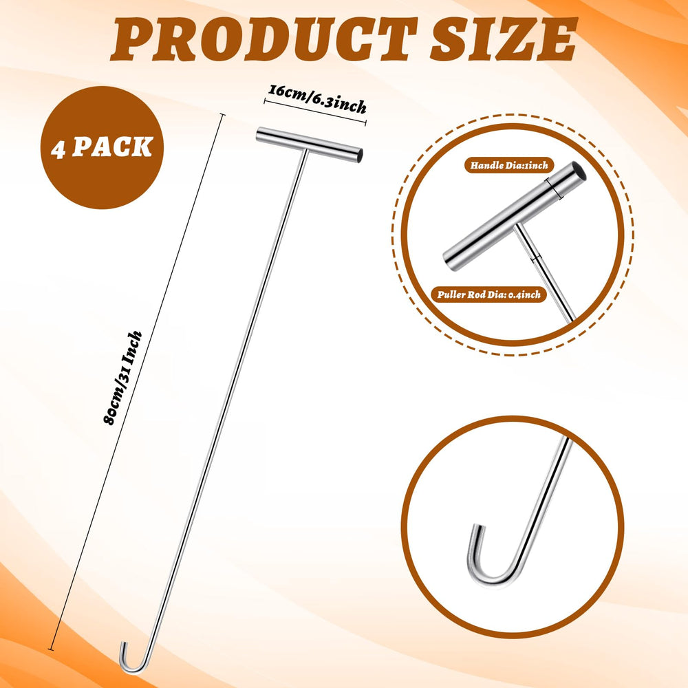 Zonon 5th wheel pin puller featuring a hollow handle for easier use