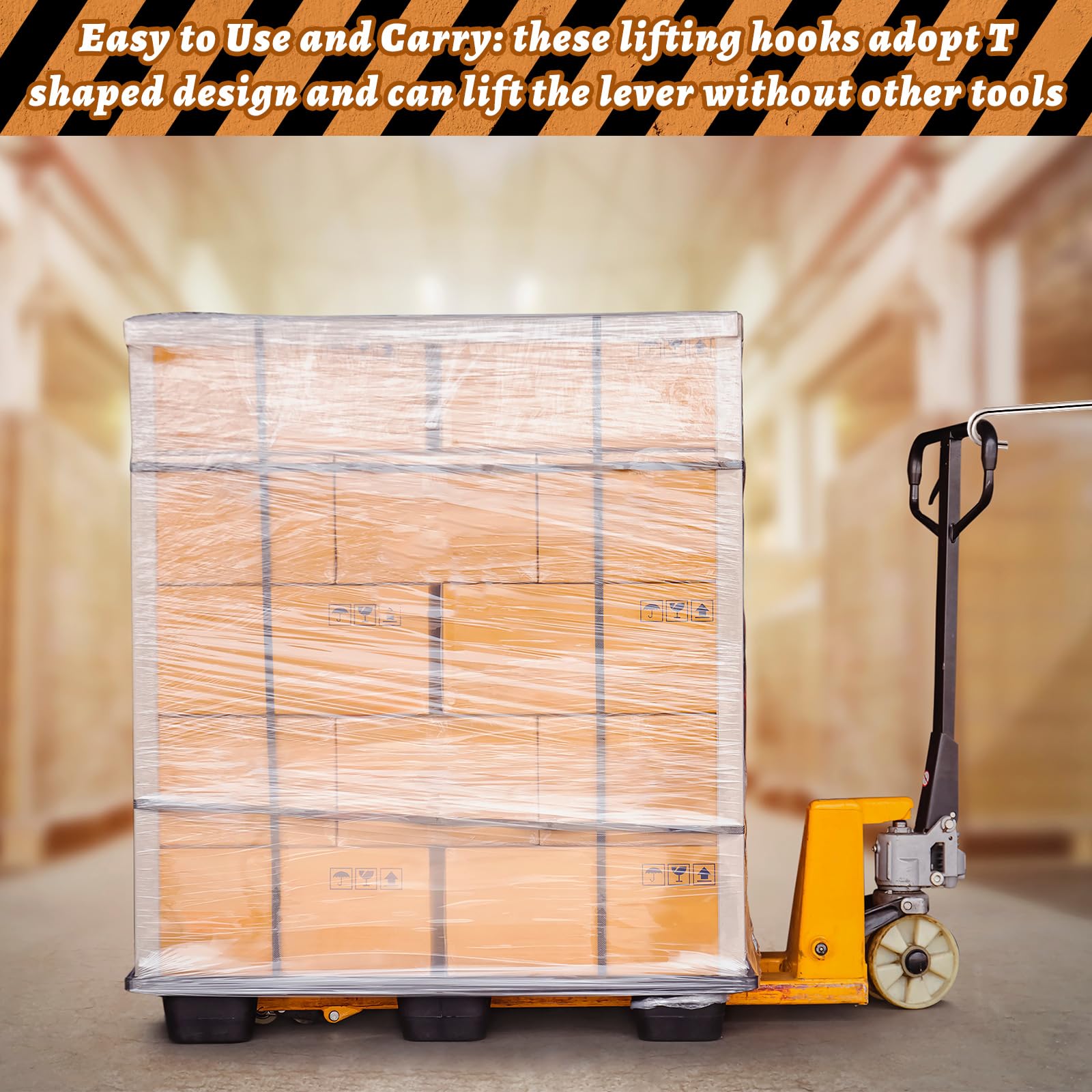 Zonon multi-use hook suitable for moving doors and other heavy items