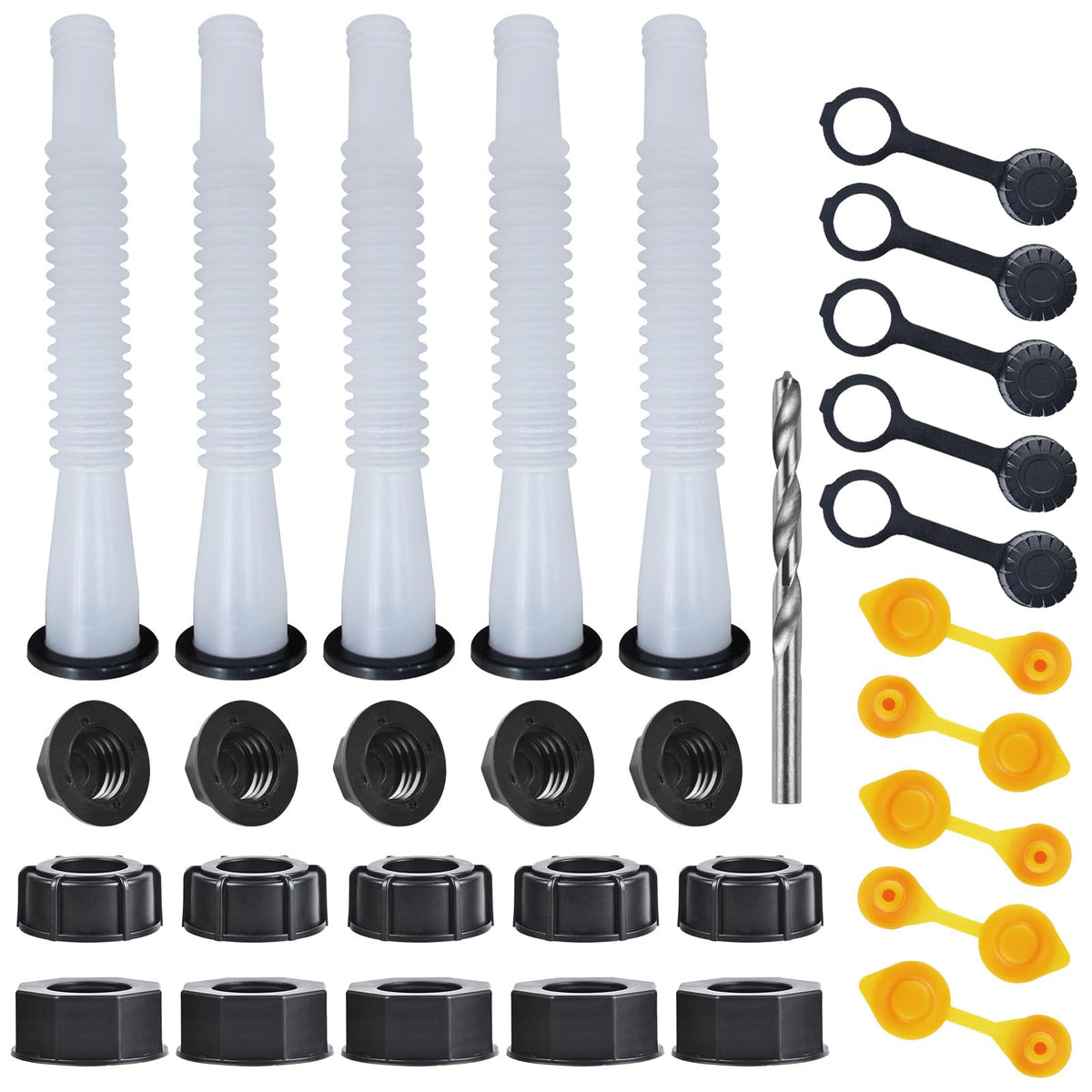 Zoolowua gas can spout kit unpacked for easy replacement and immediate use