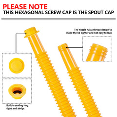 Zoolowua durable HDPE spout tube for flexible, lasting performance