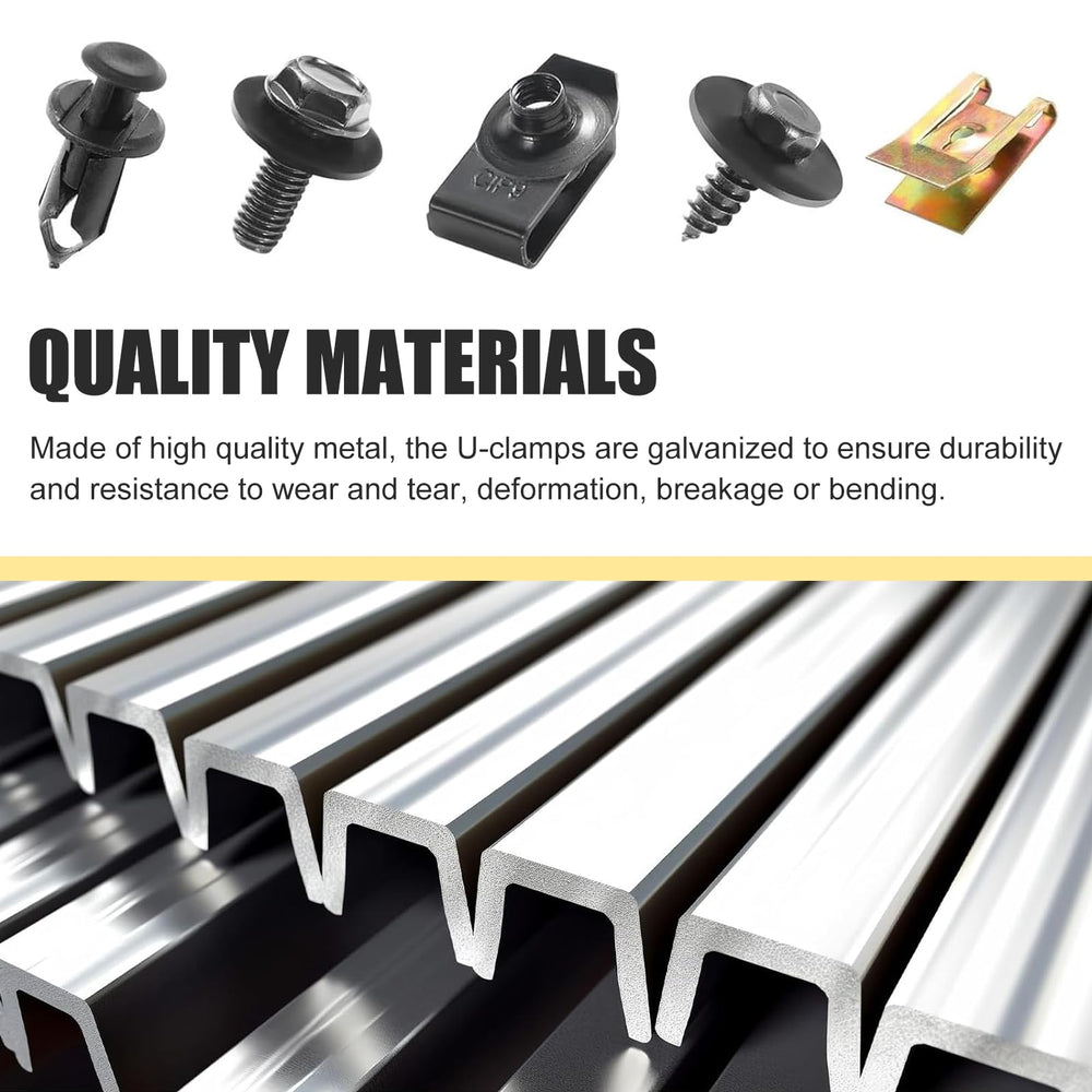Zosgrew metal bolt and screw pack offers strong, corrosion-resistant fixation.