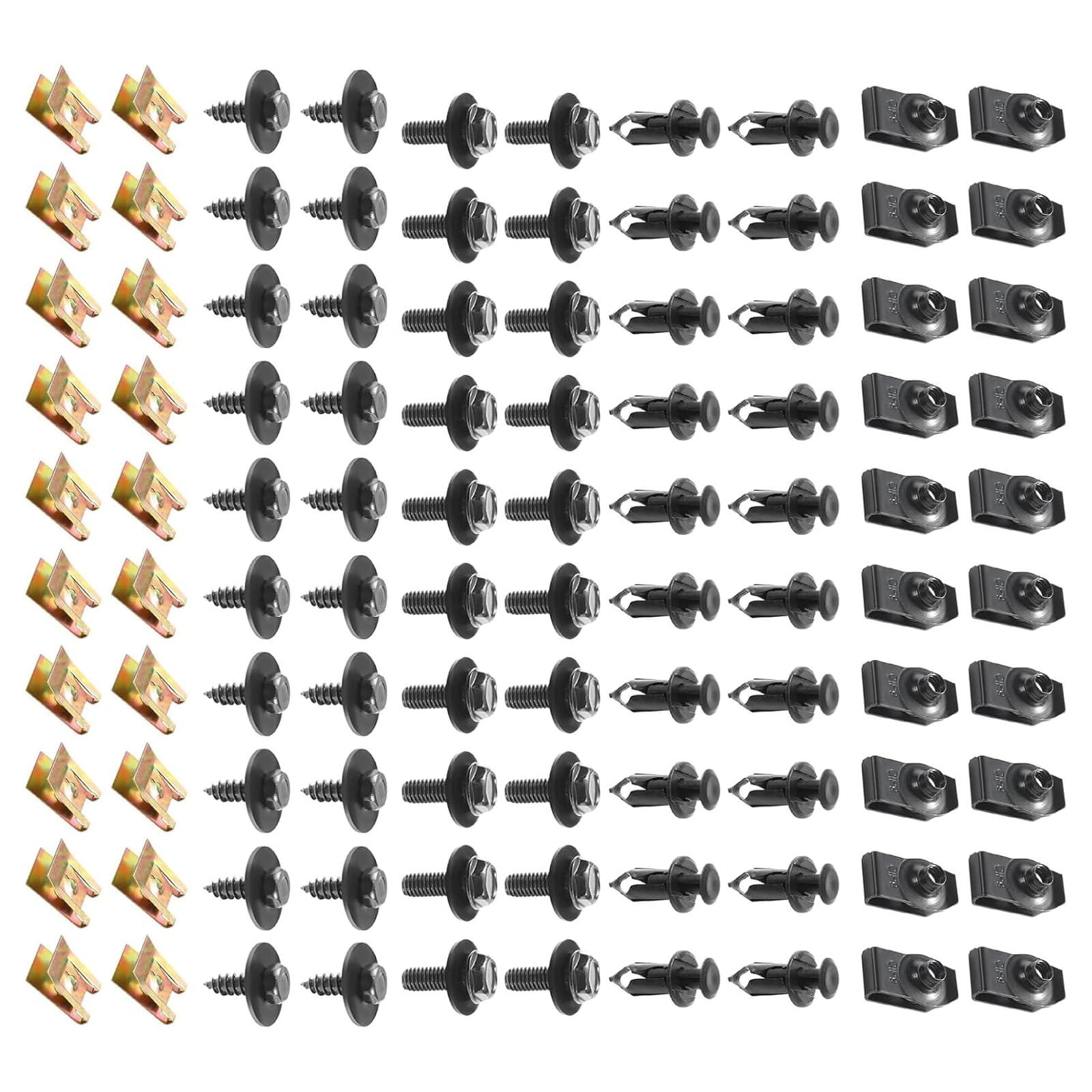 Zosgrew splash guard clip pack for secure fender mounting.