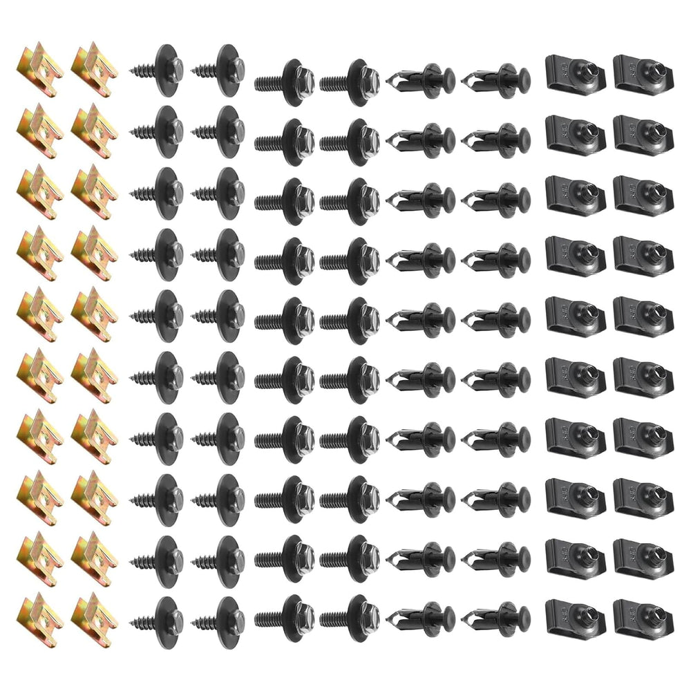 Zosgrew splash guard clip pack for secure fender mounting.