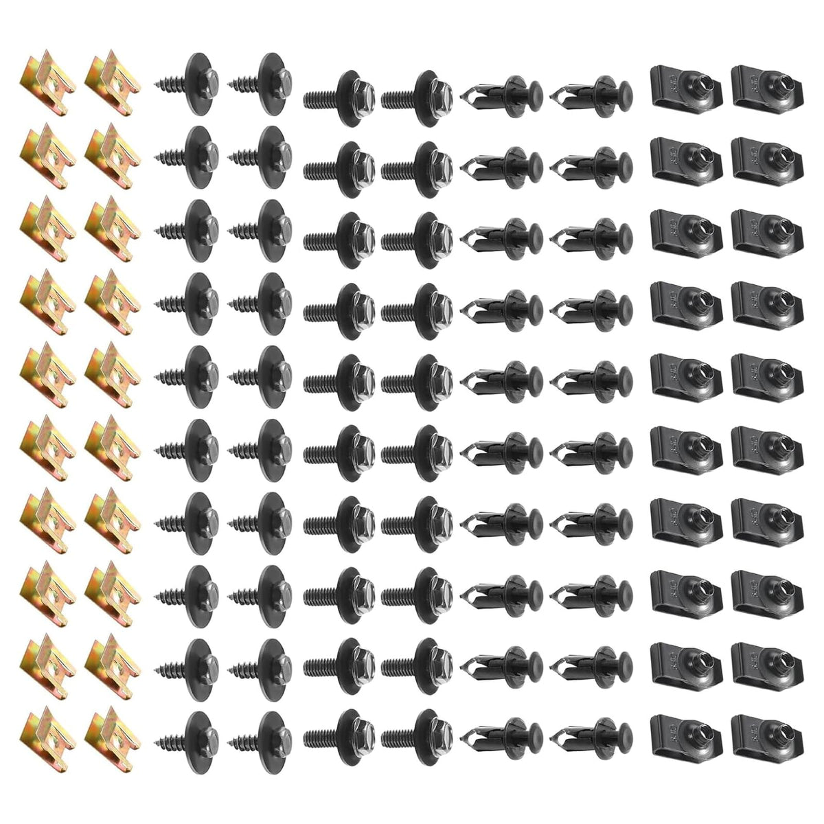 Zosgrew splash guard clip pack for secure fender mounting.