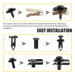 Zosgrew undertray bolts kit includes reliable hardware for engine under cover.