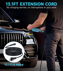 ZOTA lightweight polisher body enables easy handling during polishing.