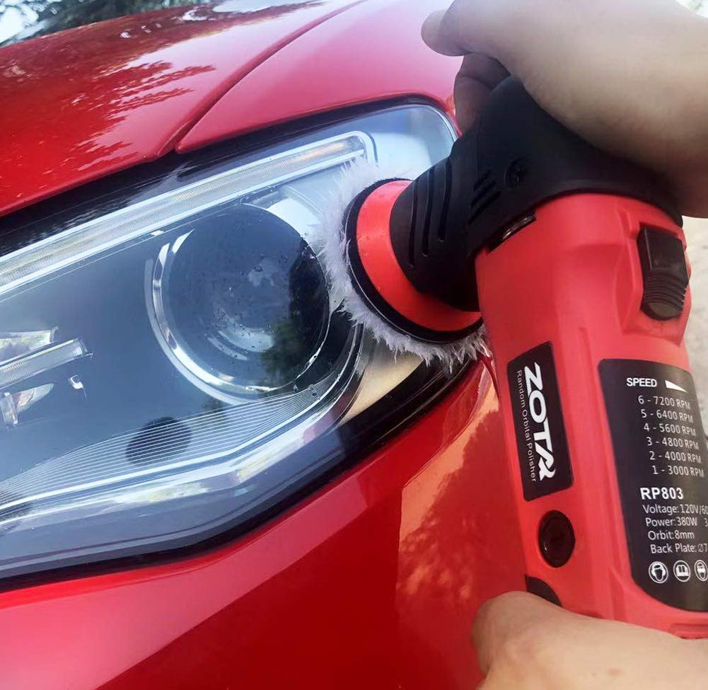 ZOTA Orbital Polisher 3-inch backing plate secures pads reliably