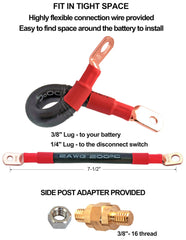 ZOZOMOTORS high-current switch assembly with 200A continuous rating.