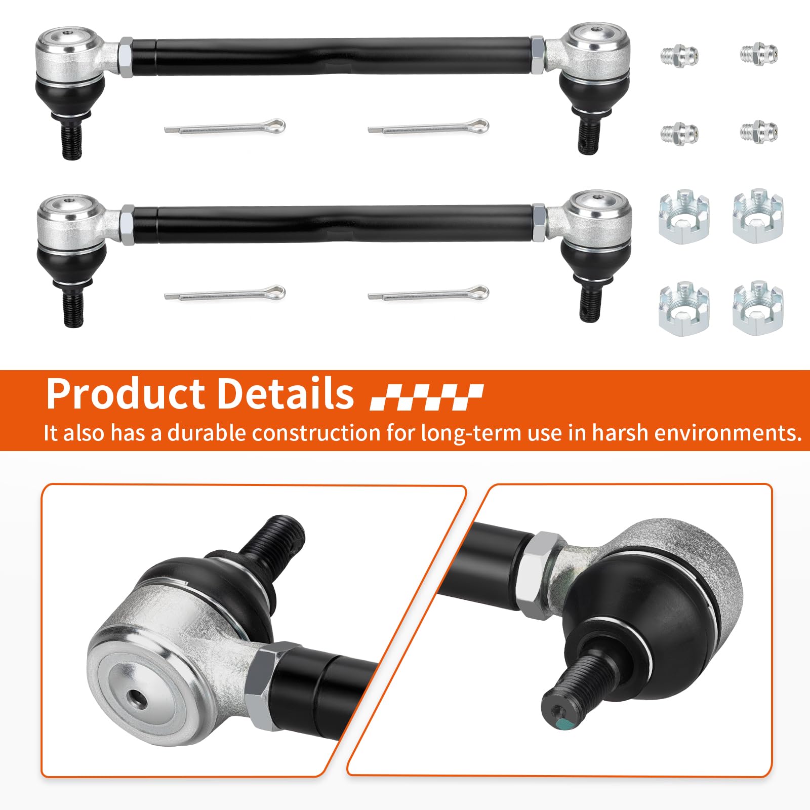 Zozoye 70074-G02 tie rod end part for EZ-GO TXT.