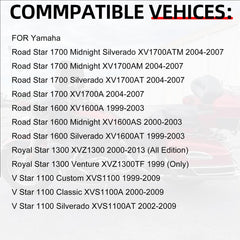 Zozoye fuel petcock compatibility guide showing Yamaha model list