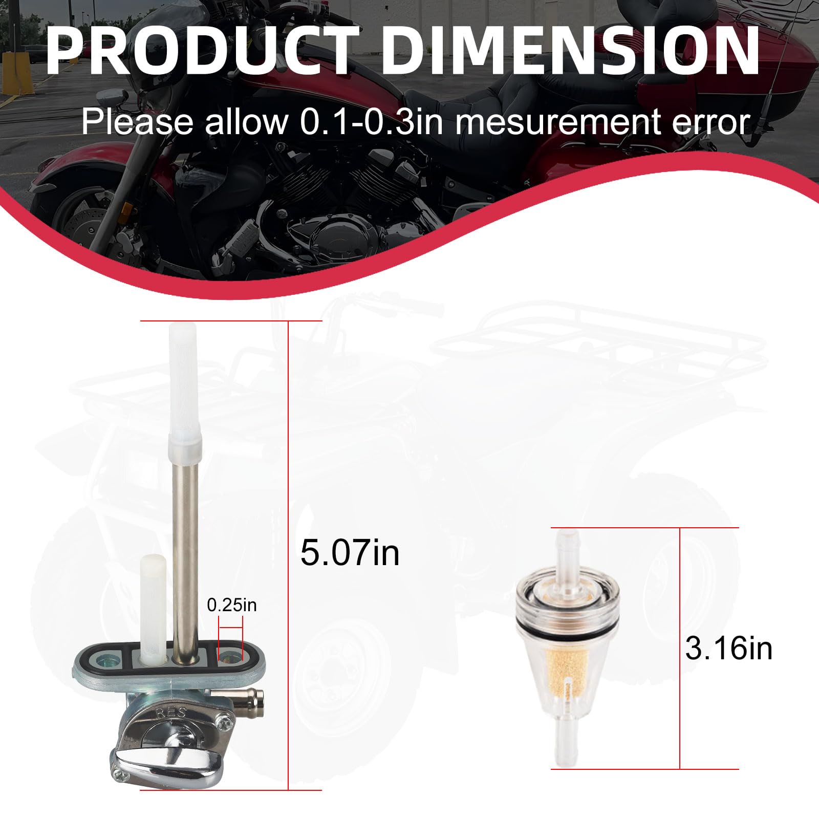 Ready-to-install look with factory-fit appearance on Road Star bikes