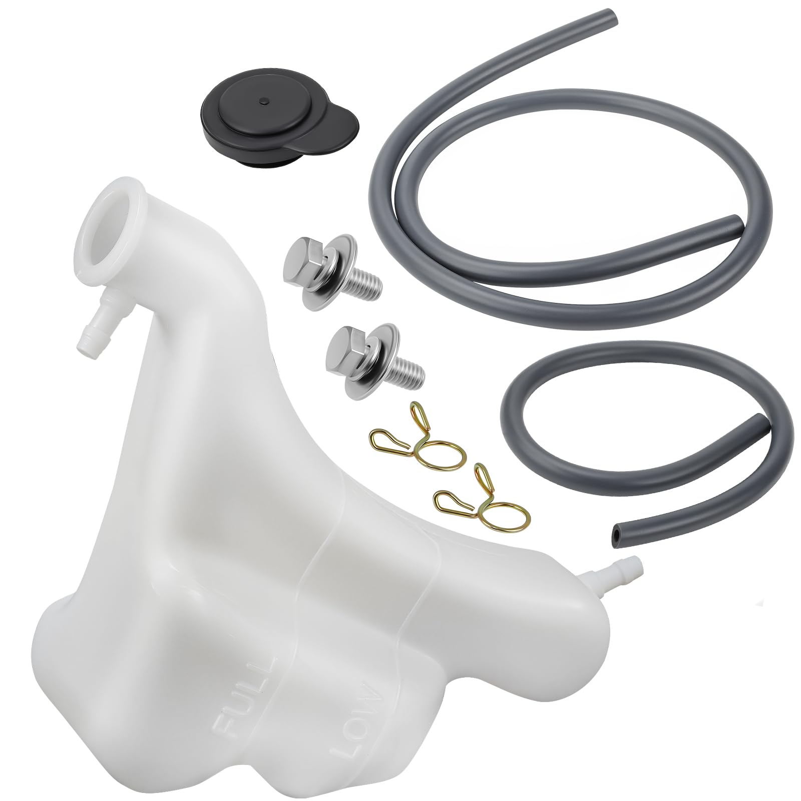 zozoye overflow coolant recovery tank for Yamaha Grizzly, reduces spills on trails