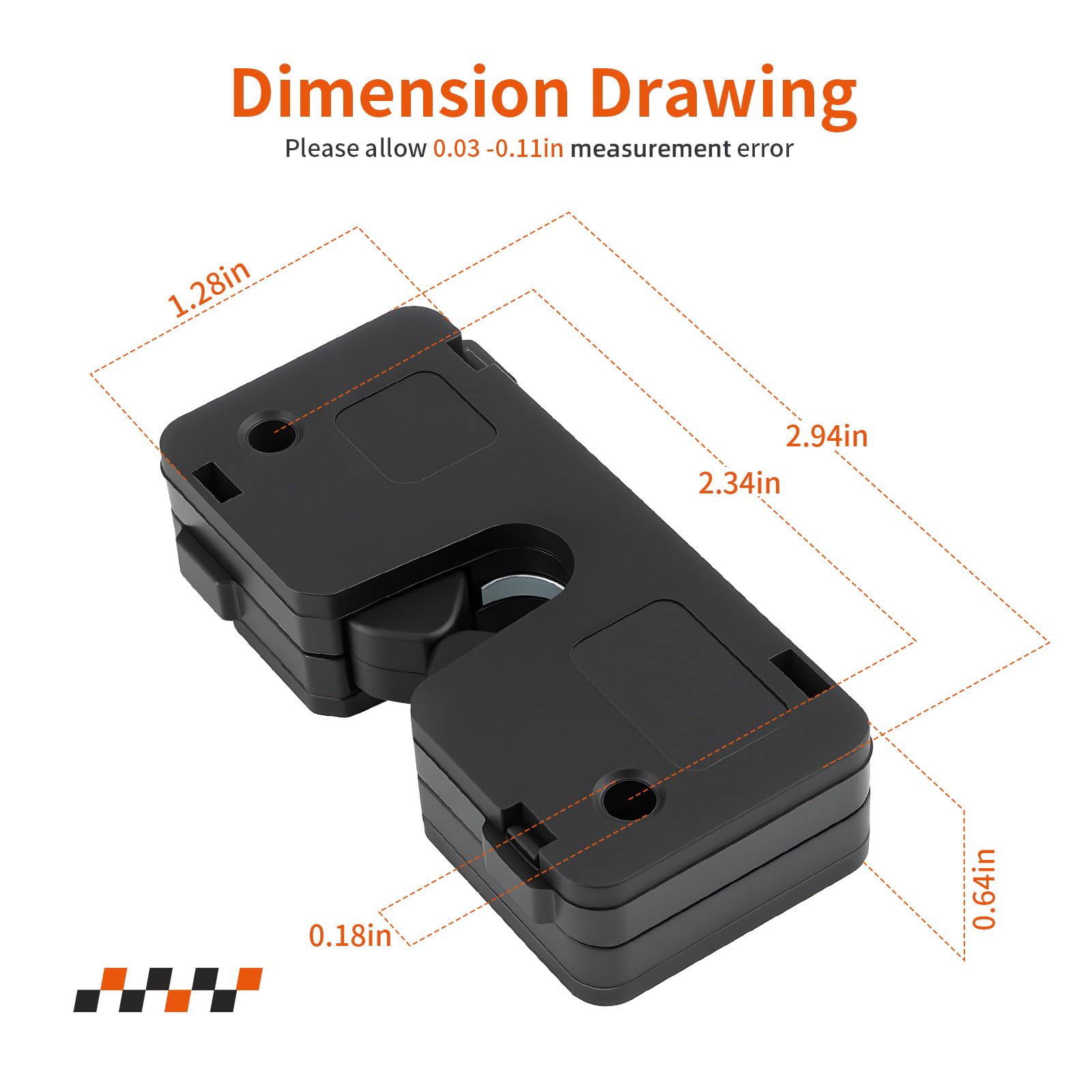 zozoye two-pack packaging of tailgate latches for Polaris vehicles